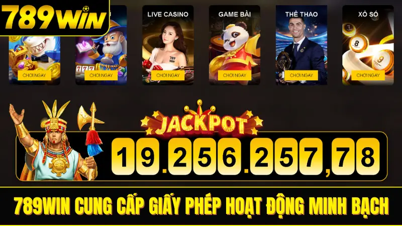 789win cung cấp giấy phép hoạt động minh bạch
